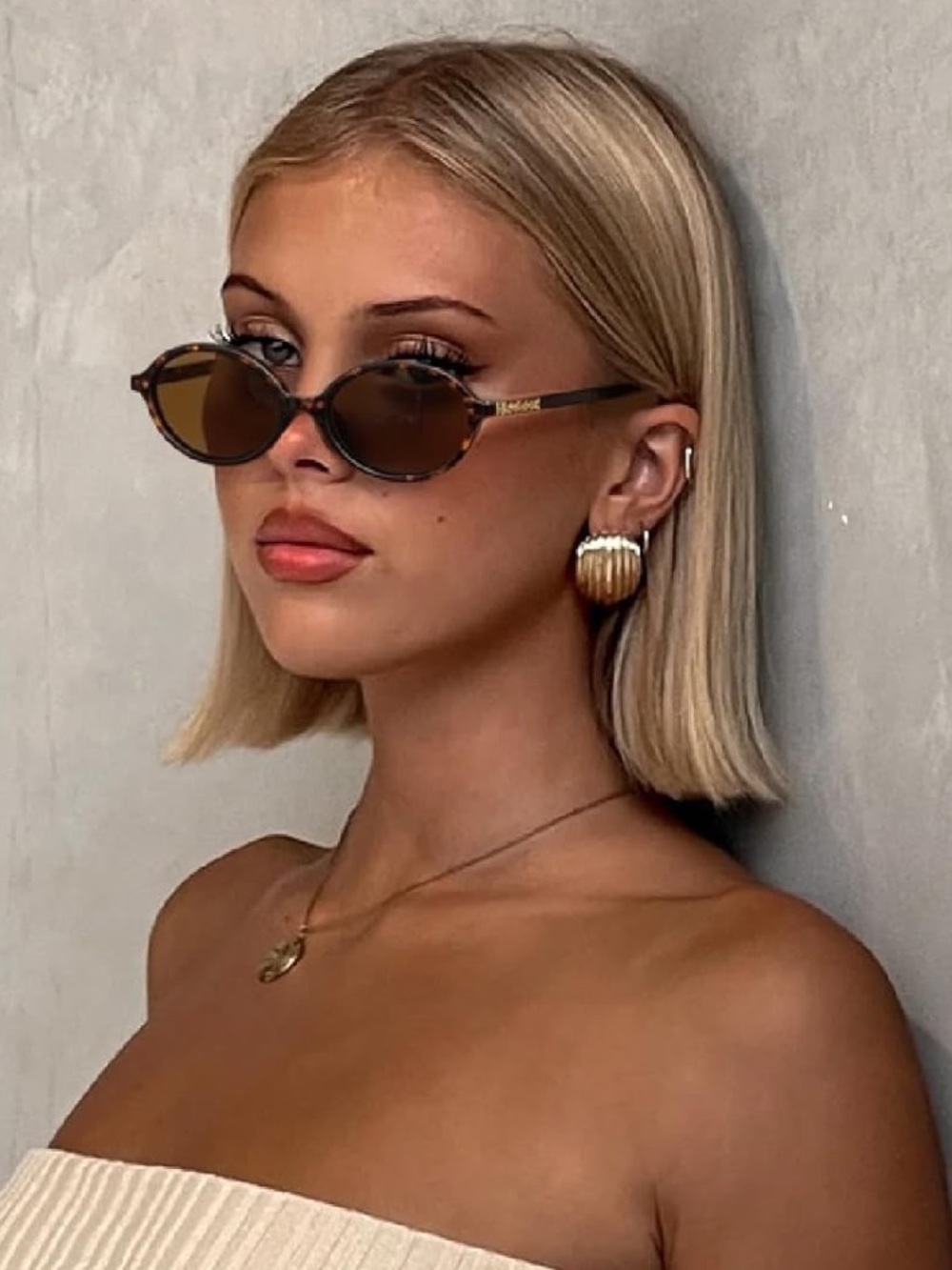 Tortoiseshell Frame Sunglasses with Brown Lenses NWOT